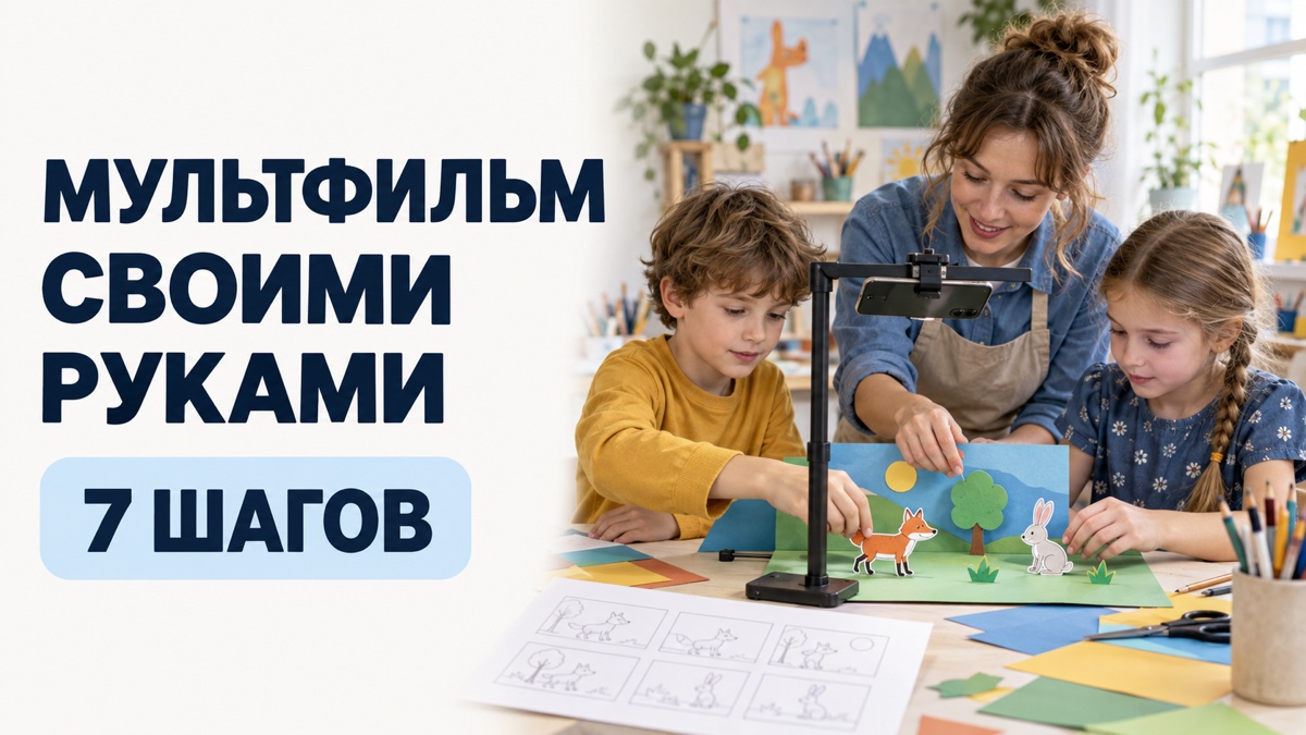 Мультфильм своими руками: как организовать проект в изостудии