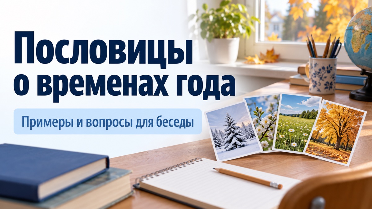 Пословицы о временах года: примеры и темы для беседы