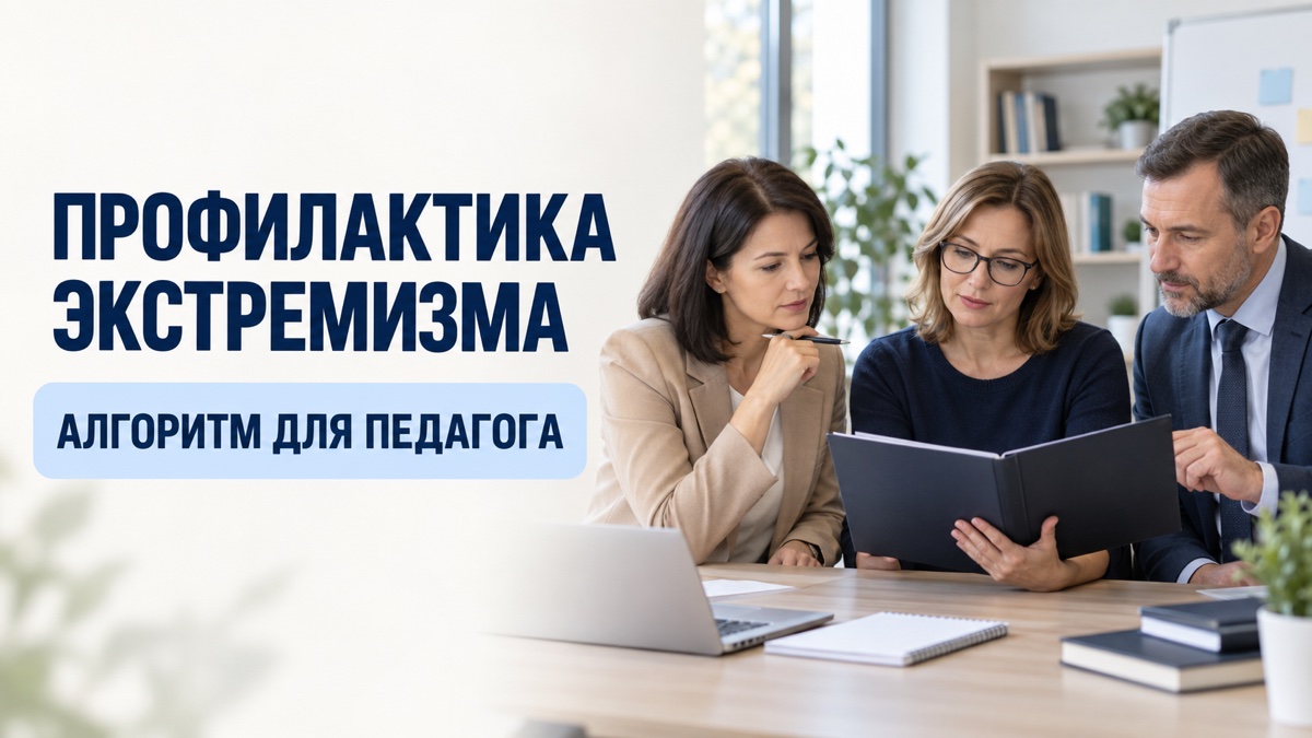 Профилактика экстремизма в образовательной среде: алгоритм для педагога