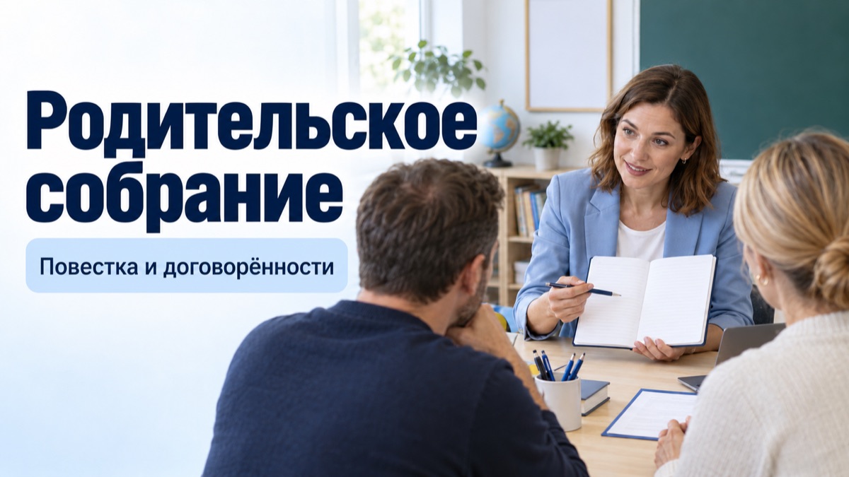 Родительское собрание в начальной школе: как подготовить понятную встречу